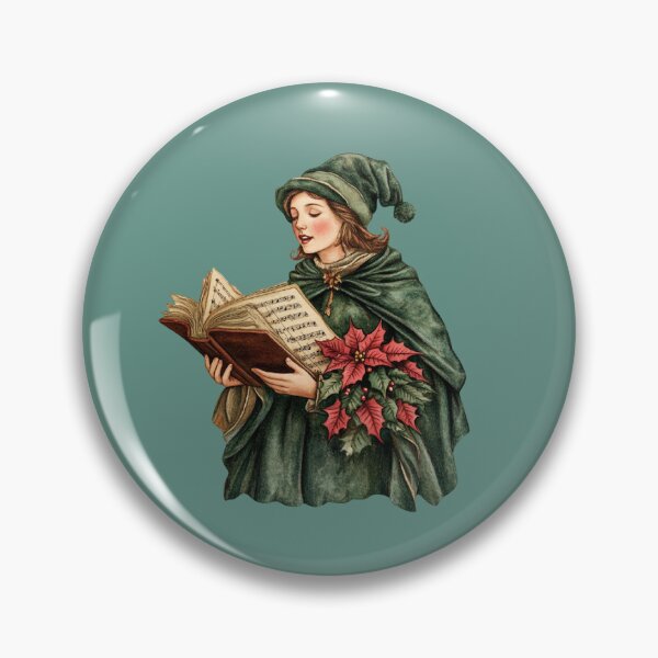 Item preview, Christmas Caroler with Hymn Book designed and sold by toKencrong.