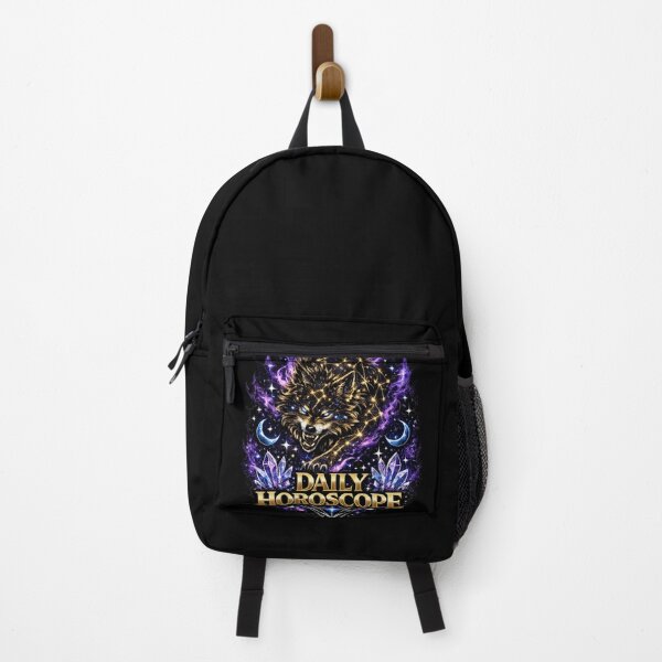 Item preview, Mystical Wolf Zodiac Daily Horoscope Astrology Cosmic Design designed and sold by irfanshikh.