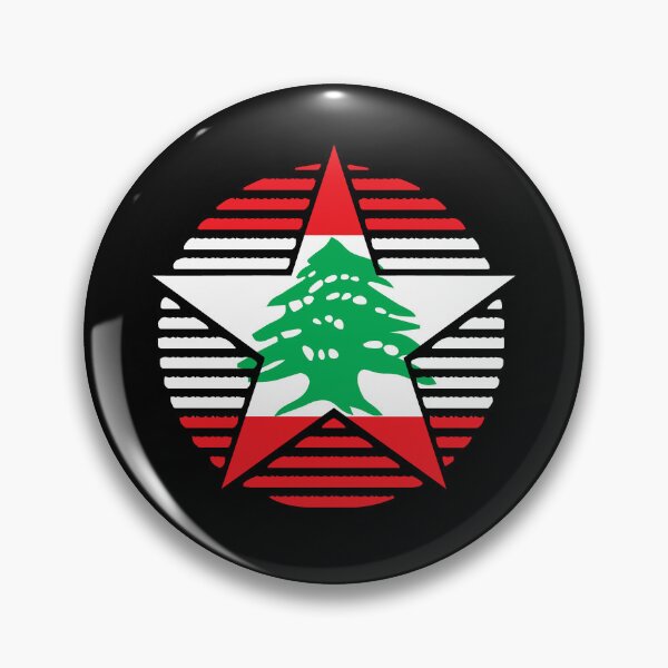 Artikelvorschau, Retro Libanon Flagge Stern LB entworfen und verkauft von shitpostee.