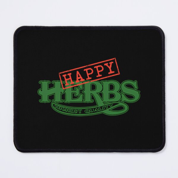 Item preview, Happy Herbs Highest Quality Green and Red Stamp designed and sold by RosemarieFerry.