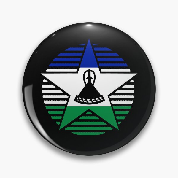 Item preview, Retro Lesotho Flag Star LS designed and sold by shitpostee.