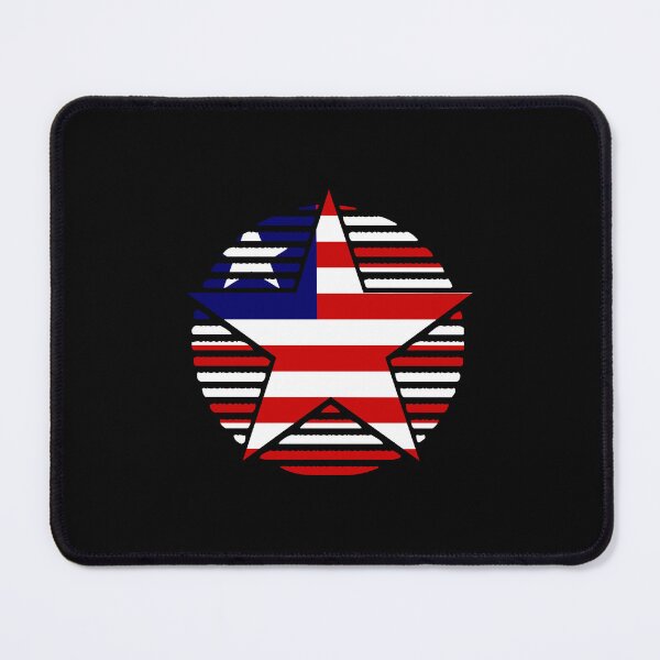 Item preview, Retro Liberia Flag Star LR designed and sold by shitpostee.