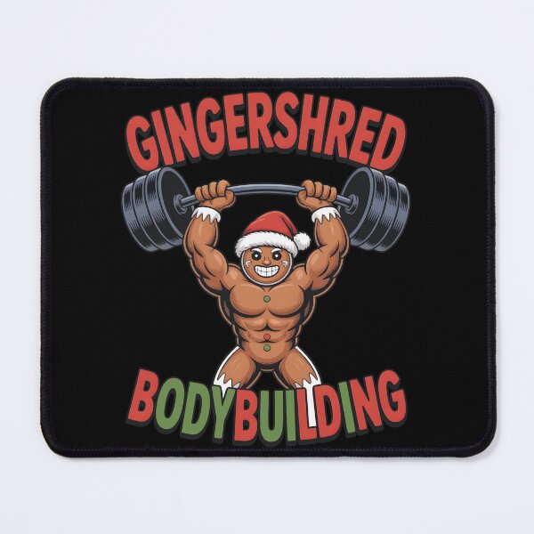 Item preview, Gingershred Bodybuilding Funny Christmas Gift for Gym Lovers and Weightlifters designed and sold by SkymarArt.