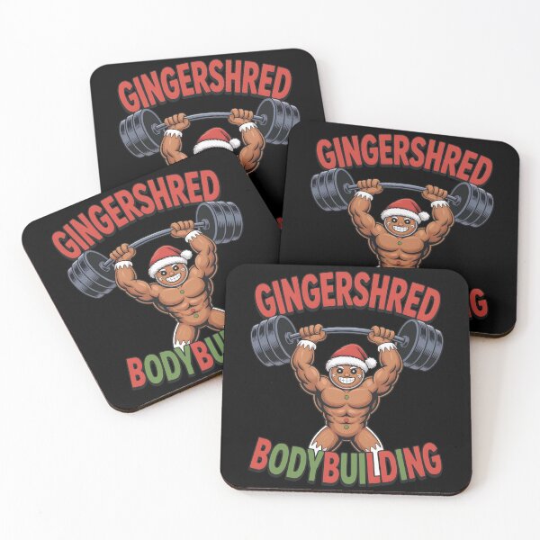 Item preview, Gingershred Bodybuilding Funny Christmas Gift for Gym Lovers and Weightlifters designed and sold by SkymarArt.