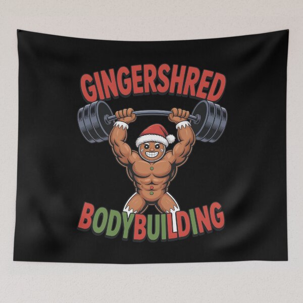 Item preview, Gingershred Bodybuilding Funny Christmas Gift for Gym Lovers and Weightlifters designed and sold by SkymarArt.