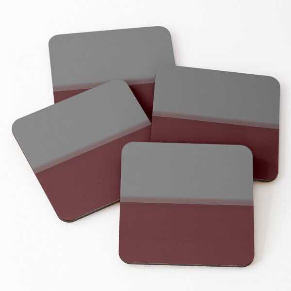 Item preview,  Charcoal Grey and maroon Color Block with Shadow  designed and sold by pluielegere.