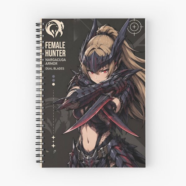 Item preview, Dark Dragon Female Hunter – Gothic Fantasy Warrior with Dual Blades designed and sold by Dyan4.