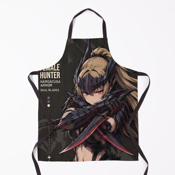 Item preview, Dark Dragon Female Hunter – Gothic Fantasy Warrior with Dual Blades designed and sold by Dyan4.
