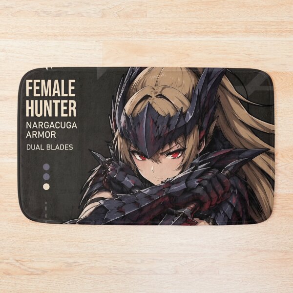 Item preview, Dark Dragon Female Hunter – Gothic Fantasy Warrior with Dual Blades designed and sold by Dyan4.