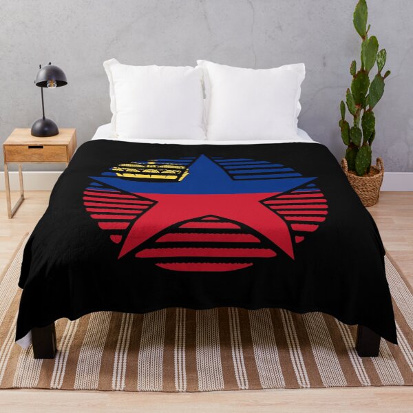 Item preview, Retro Liechtenstein Flag Star LI designed and sold by shitpostee.