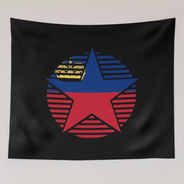 Item preview, Retro Liechtenstein Flag Star LI designed and sold by shitpostee.