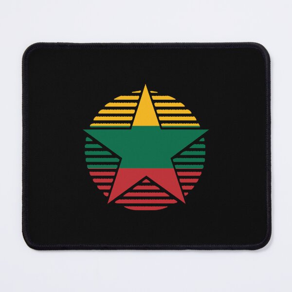 Item preview, Retro Lithuania Flag Star LT designed and sold by shitpostee.