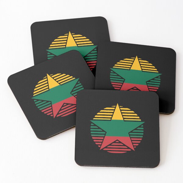 Item preview, Retro Lithuania Flag Star LT designed and sold by shitpostee.