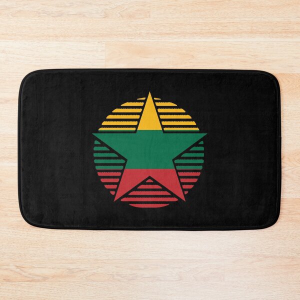 Item preview, Retro Lithuania Flag Star LT designed and sold by shitpostee.