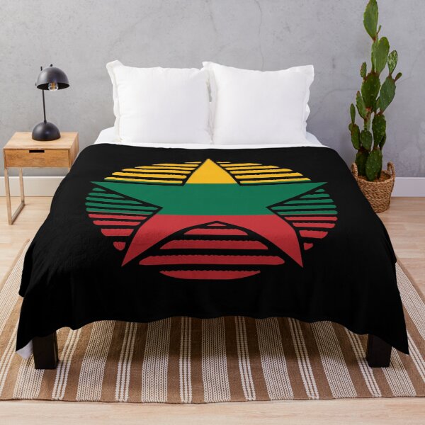 Item preview, Retro Lithuania Flag Star LT designed and sold by shitpostee.