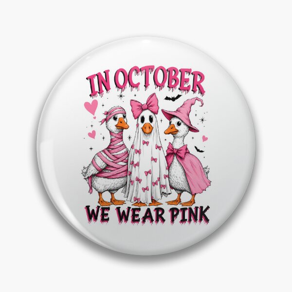 Item preview, In October We Wear Pink designed and sold by cabanalunaire.