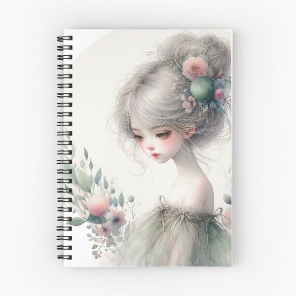 Item preview, Serene Spring Girl designed and sold by Beyondnote-Art.