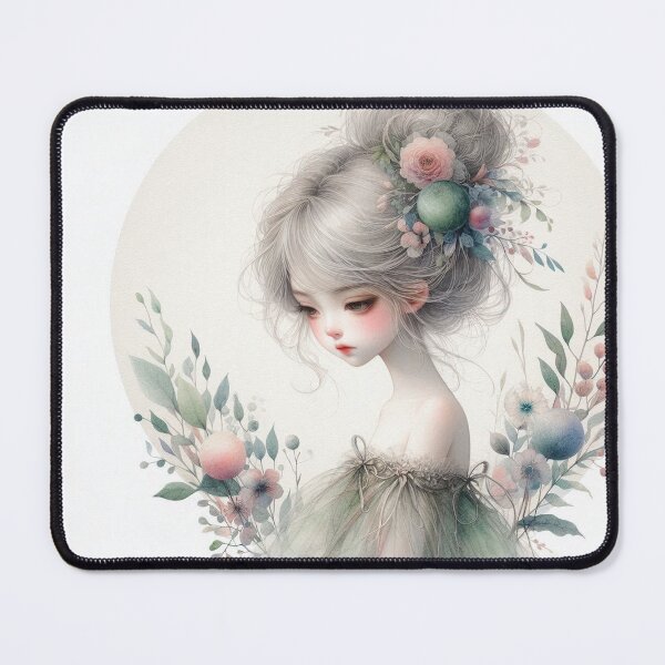 Item preview, Serene Spring Girl designed and sold by Beyondnote-Art.