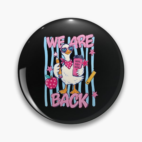 Item preview, We Are Back Goose Teacher Funny Back To School Student designed and sold by JoachimUnger.