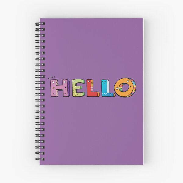 Item preview, Colorful HELLO Typography | Cute Retro Rainbow Lettering | Fun Positive Quote Design designed and sold by Rush2Buy.
