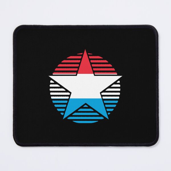 Item preview, Retro Luxembourg Flag Star LU designed and sold by shitpostee.
