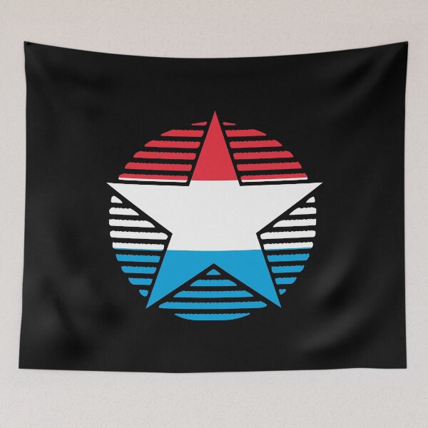 Item preview, Retro Luxembourg Flag Star LU designed and sold by shitpostee.