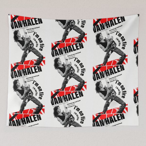 Item preview, Van Halen Rock Band Poster – Vintage Guitar designed and sold by Mirocatu.