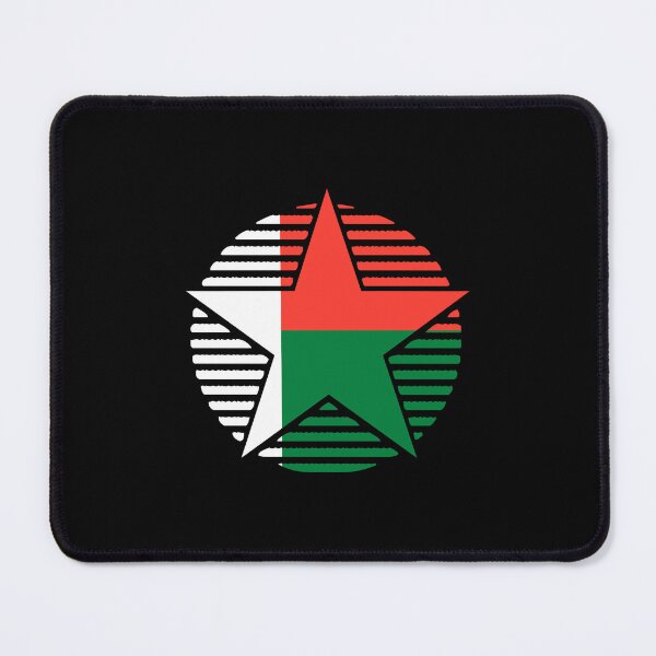 Item preview, Retro Madagascar Flag Star MG designed and sold by shitpostee.
