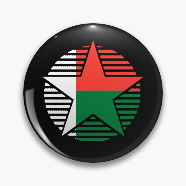 Item preview, Retro Madagascar Flag Star MG designed and sold by shitpostee.