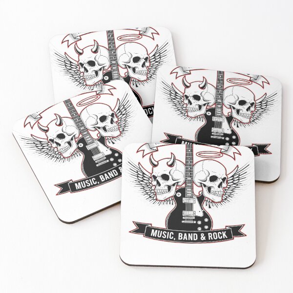 Item preview, The Temptations Skulls and Guitar #8459 designed and sold by VelvetGothic.