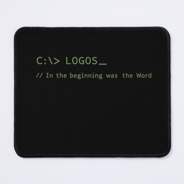 Item preview, In The Beginning Was The Word John 1:1 Logos Tech Christian Streetwear designed and sold by Skotecky.