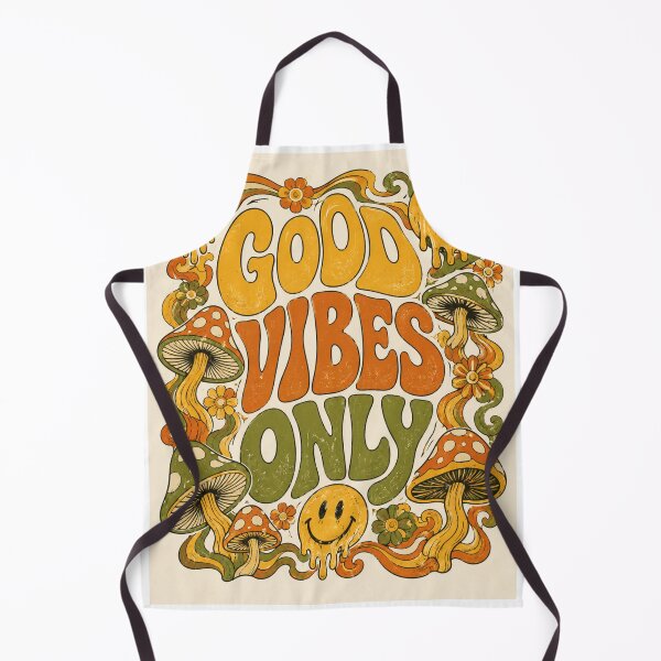 Item preview, Retro Good Vibes Only Vintage Hippie Aesthetic Design designed and sold by Bhinfy.