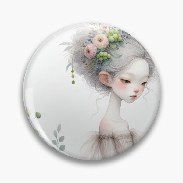 Item preview, Serene Spring Girl designed and sold by Beyondnote-Art.