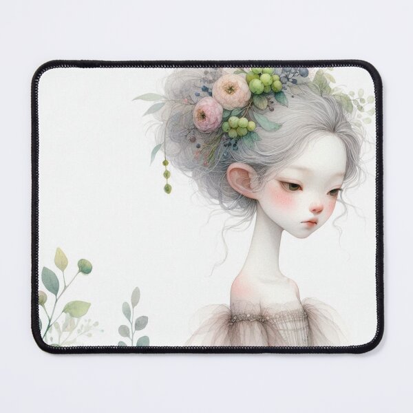 Item preview, Serene Spring Girl designed and sold by Beyondnote-Art.