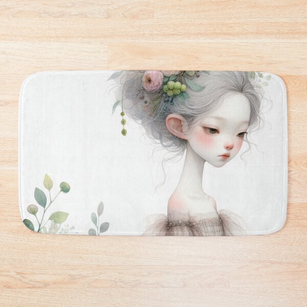 Item preview, Serene Spring Girl designed and sold by Beyondnote-Art.