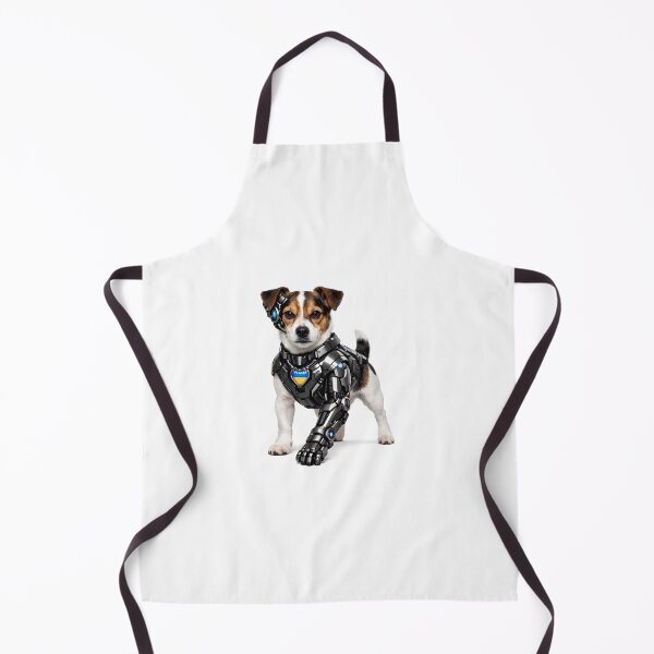 Item preview, Jack Russell Terrier Cyborg Warrior with Robotic Leg designed and sold by Agnisherl.