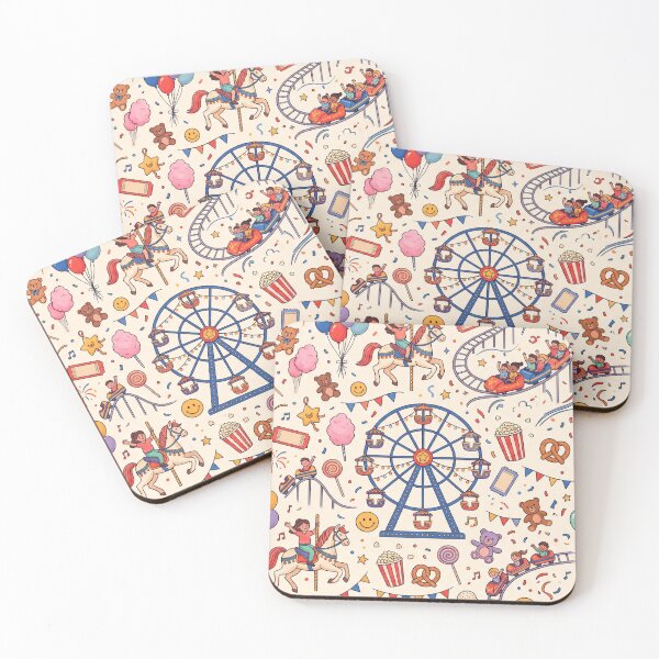 Item preview, Saturday Fun Fair | Colorful Carnival Seamless Pattern | Playful Weekend Aesthetic designed and sold by AP Digi Store.