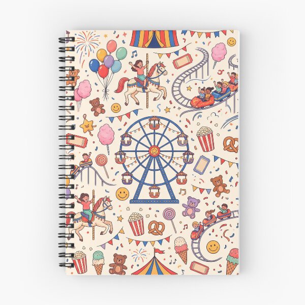 Item preview, Saturday Fun Fair | Colorful Carnival Seamless Pattern | Playful Weekend Aesthetic designed and sold by AP Digi Store.