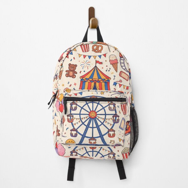 Item preview, Saturday Fun Fair | Colorful Carnival Seamless Pattern | Playful Weekend Aesthetic designed and sold by AP Digi Store.