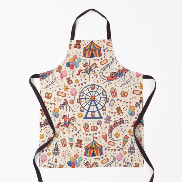 Item preview, Saturday Fun Fair | Colorful Carnival Seamless Pattern | Playful Weekend Aesthetic designed and sold by AP Digi Store.