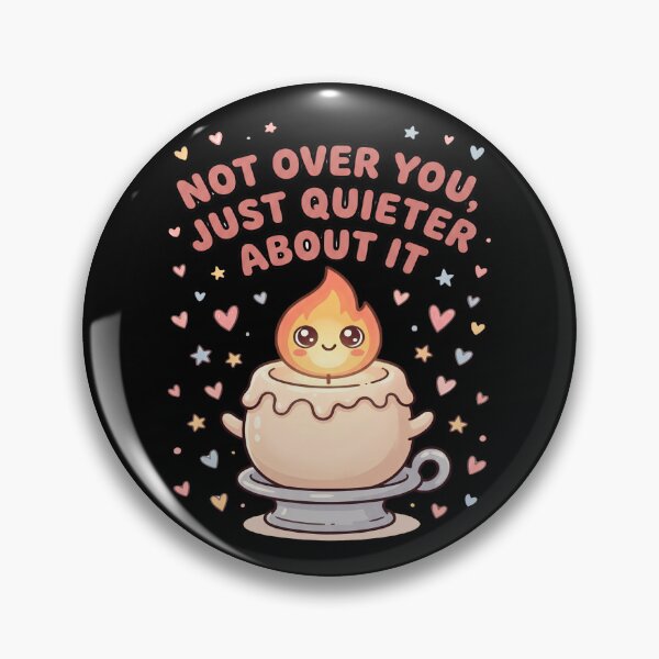 Item preview, Not Over You, Just Quieter About It - Cute Candle Character Design designed and sold by KansydMerch.