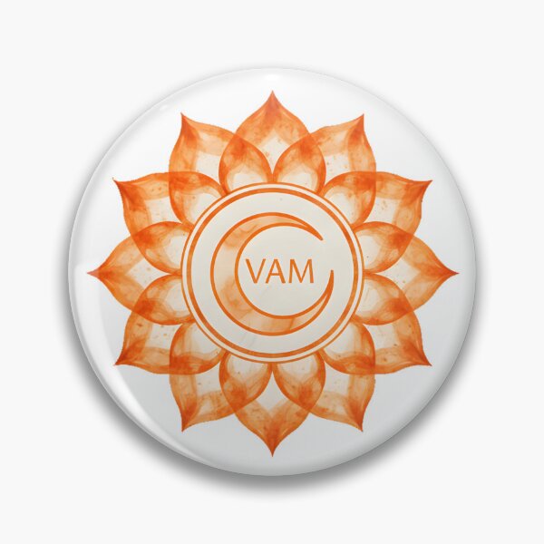 Item preview, Svadhishthana Sacral Chakra Vam Art designed and sold by NeuralLoft Frequency.