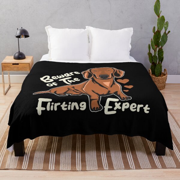 Item preview, Beware Of The Flirting Expert Dachshund Dog designed and sold by SoyLamderma.