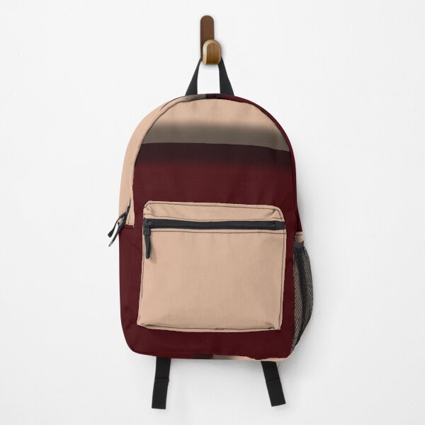 Item preview, Apricot Cream and Deep Maroon Horizontal Split designed and sold by pluielegere.