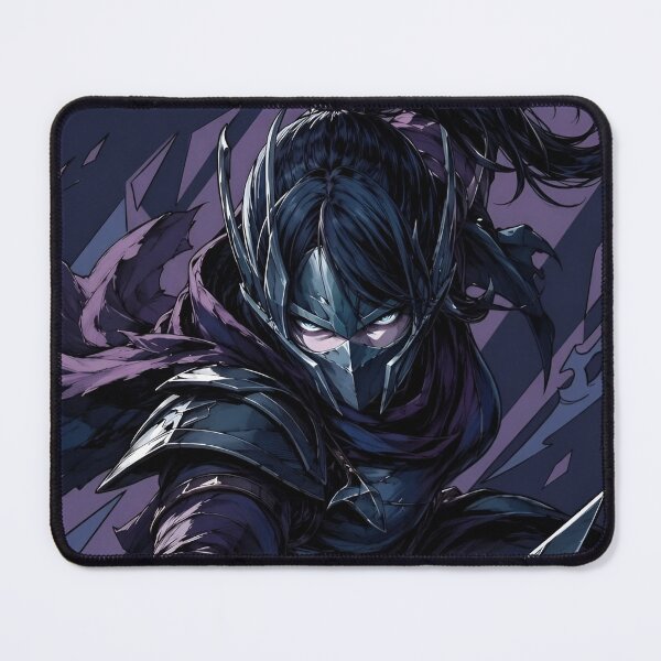 Item preview, Dark Shadow Assassin Warrior – Gothic Ninja with Twin Blades designed and sold by Dyan4.
