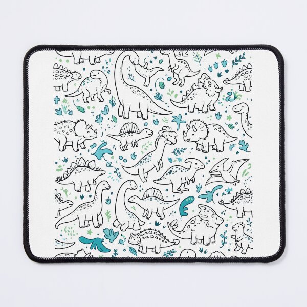 Item preview, Dino pattern DIY coloring designed and sold by Manssi Kajal.