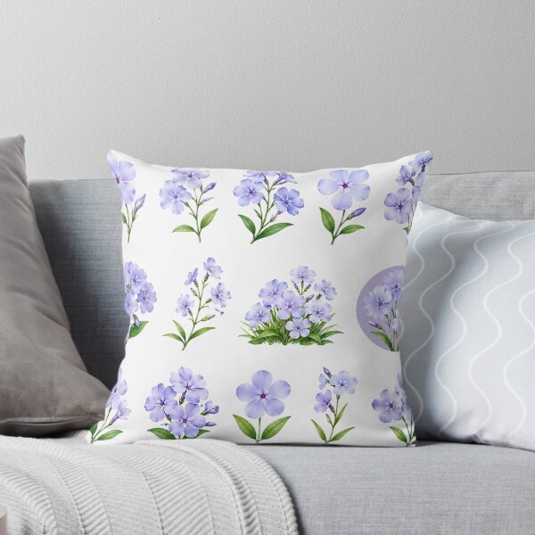 Item preview, Soft Blue Phlox Flower Bouquet Vintage Botanical Floral Aesthetic designed and sold by Rehnair.