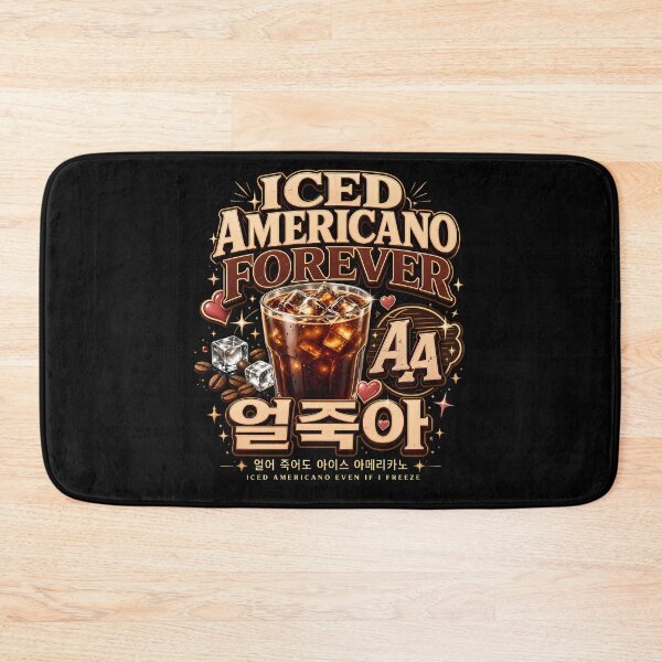 Item preview, Iced Americano Forever Korean Coffee Lover designed and sold by Jasardpu.