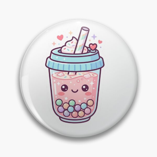 Item preview, Kawaii Bubble Tea – Cute Boba Sticker designed and sold by Cerys-GS.