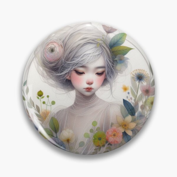 Item preview, Serene Spring Girl designed and sold by Beyondnote-Art.